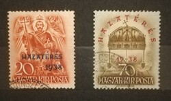 1938. Magyarország - Hazatérés használt sor