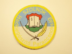 Régi katonai magyar honvédség felvarró Szolnok Hadkiegészítő Parancsnokság