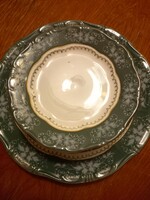 Zsolnay green pompadour ii small plates