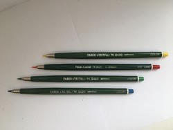 Faber castell colored iron fountain pen pencil 60s !!! Flawless!!!