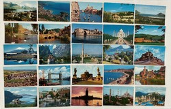 25 postcards issued by a retro, vintage Panama American airline