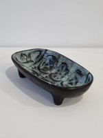 Ágnes Borsódy industrial art ceramic bowl with small legs