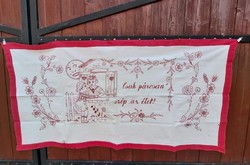 Rarely embroidered, only in pairs, the life wall protector tapestry collector's villager