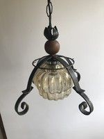 Forged iron chandelier