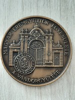 Bee x. Signed bronze commemorative medal of the Wandering Assembly of Keszthely