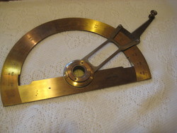 Old, Hungarian, Gamma-made, high-precision, industrial protractor