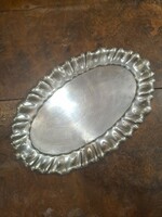 Silver blister one-cup service tray