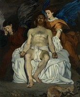 Manet - A halott Krisztus angyalokkal - reprint