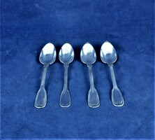 Nice antique silver spoons, French, ca. 1860!!!