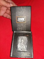Never used zippo-style metal lighter ii.Vh with airplane embossing in the box as shown in the pictures
