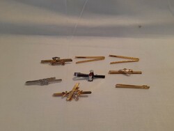 8 tie clips together