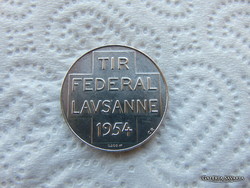 Svájc Lausanne ezüst emlékérem 1954 15.09 gramm 900 - as ezüst