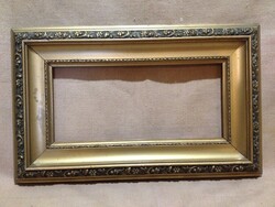 Antique gold-plated, patterned picture frame 2304 06