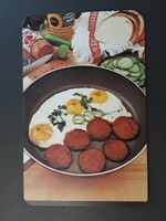 Old card calendar 1982 - food wholesale companies with inscription - retro calendar