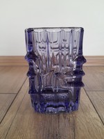 Vladislav Urban cseh art deco lila üveg váza