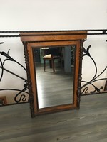 Traditional wooden mirror