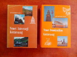 1980-1982-es NSZK és NDK  /Panoráma útikönyv  2 db /régi német útikönyv