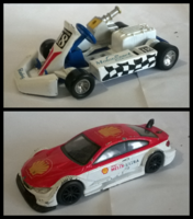 Shell Bmw M4 és Racing gokart modell 1/43
