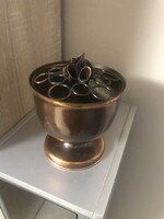 Copper flowerpot