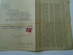 D194161 mailed mboe circular - László Franko postmaster Békéscsaba 1947 - Hungarian stamp collectors