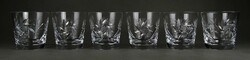 1M566 crystal whiskey glass set 6 pieces