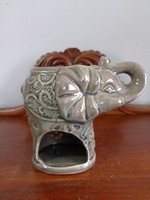 Elephant ceramic candle holder, vaporizer