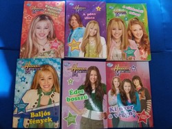 Retro DISNEY HANNAH MONTANA lányregény könyvcsomag csomag Miley Cyrus 10 db állapot a képek szerint