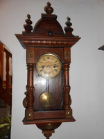 Copper spring wall clock