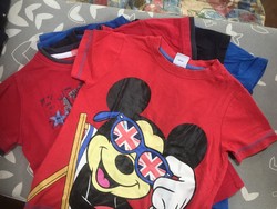 Pack of 4 t-shirts for 2-3-year-old children, size 92/98/104 (sst)