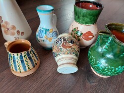 Folk ceramics package Korondi bird, haban, etc. 6 pcs