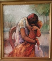 M. Náray Zsuzsanna olaj festmény