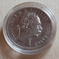 1878 Ferenc József ezüst 1 floin kapszulában...