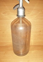 Antique soda bottle with Andrássy Ferenc's sikvíz factory