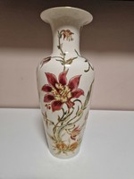Zsolnay orchidea mintás nagy váza 2