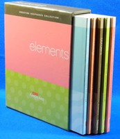 5db kreatív könyv karton dobozban - kreatív box / Elements creating keepsakes