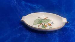 Herendi Hecsedli mintás,porcelán hamutál.Kézzel festett
