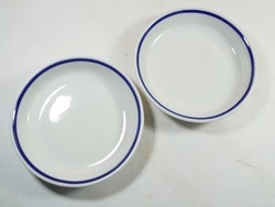 Old retro marked - Zsolnay porcelain - small plate factory kitchen 2 pcs