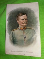 Antik I. VH. August von Mackensen retusált fotó képeslap képeslap méret a képek szerint