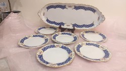 Zsolnay marie antoinette pattern cake and sandwich set