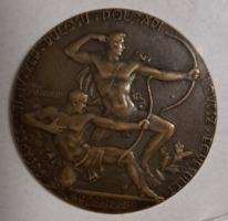 1929-1939 Madarassy archer prize medal bronze medal 30 mm