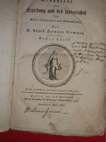 1799.AH Niemeyer: Alapelvek  Oktatás és oktatás állapot a képek szerint