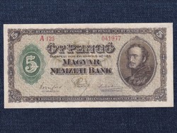Háború előtti (1920-1940) 5 Pengő bankjegy 1926 igényesen restaurált (id73576)