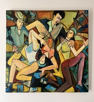 Cubist painting (varga) xx. From the second half of the century