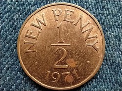 Guernsey II. Erzsébet 1/2 új penny 1971 (id54316)