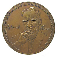 Fritz Mihály: George Bernard Shaw - Nobel-díjas író plakett