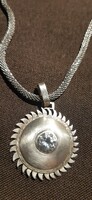 Unique silver pendant