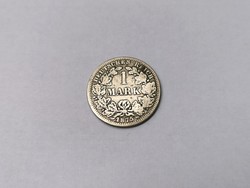 1875 A ezüst 1 márka I. Vilmos