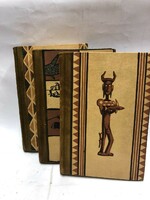 1933 Collectors! Hugo Adolf Bernatzik's 3 first edition travelogues of Africa in Gothic letters are only for sale together!