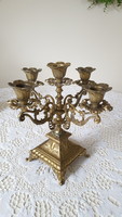 Beautiful, five-branched Rococo style candle holder