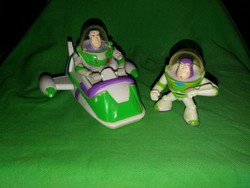 MINŐSÉGI Toy Story Buzz Lightyear játékfigurák űrhajóval és anélkül EGYBEN a képek szerint